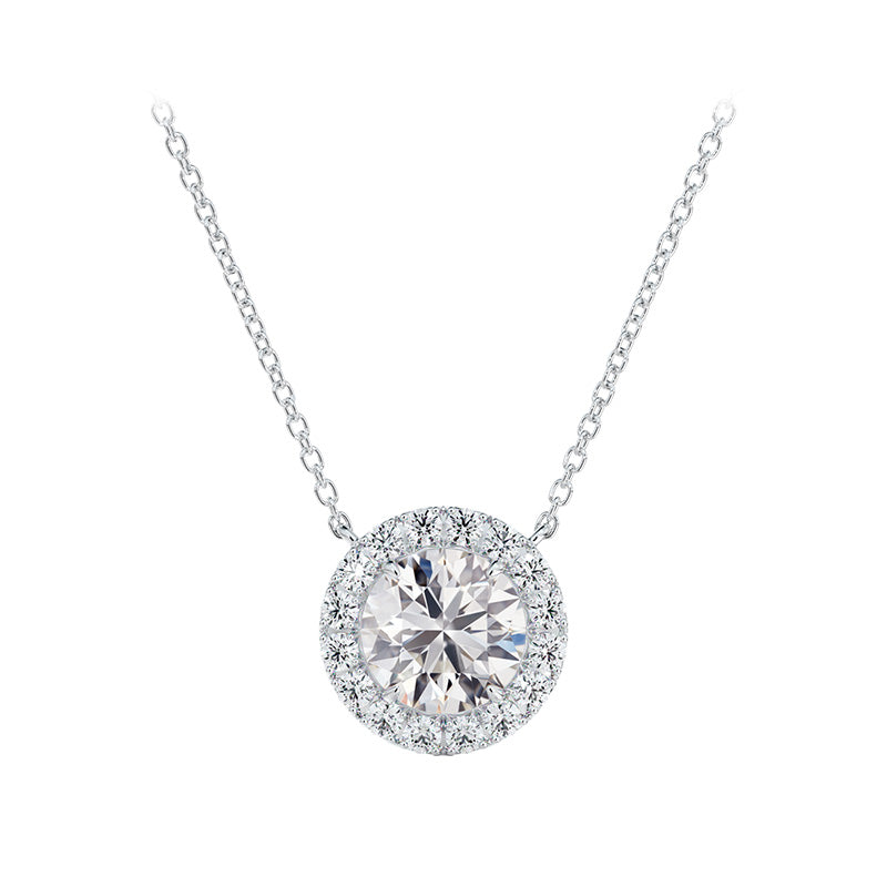 Forevermark Classic Halo Diamond Pendant