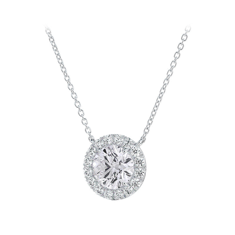 Forevermark Classic Halo Diamond Pendant