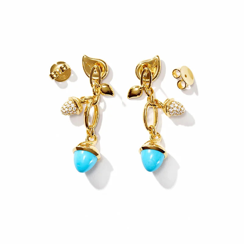 Tamara Comolli Earrings E M d 2 Tur p yg back