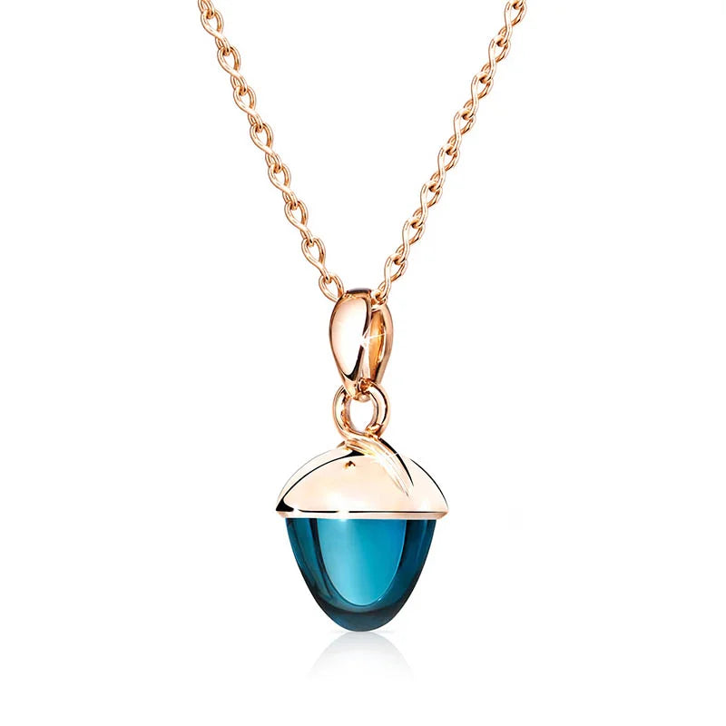 Tamara Comolli Mikado Bouquet London Topaz XL Rose Gold Pendant