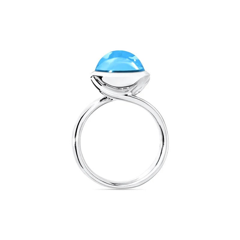 Tamara Comolli Swiss Topaz Large Bouton Ring