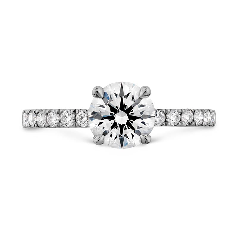 Hearts on Fire Destiny Platinum 0.31ct Diamond Engagement Ring