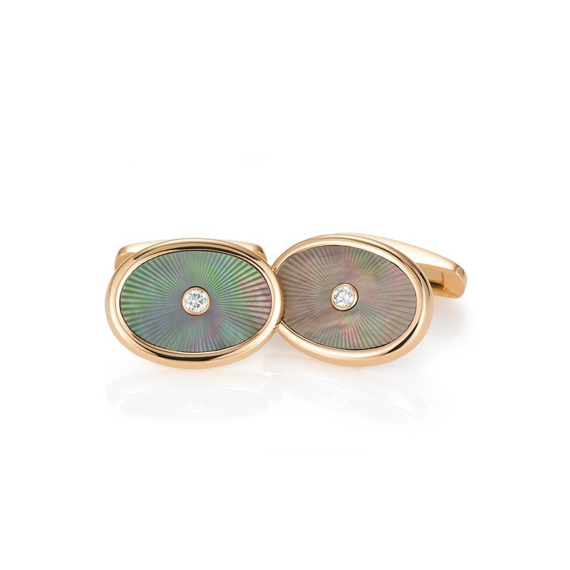 VM00139 Victor Mayer Mother of Pearl Cufflinks