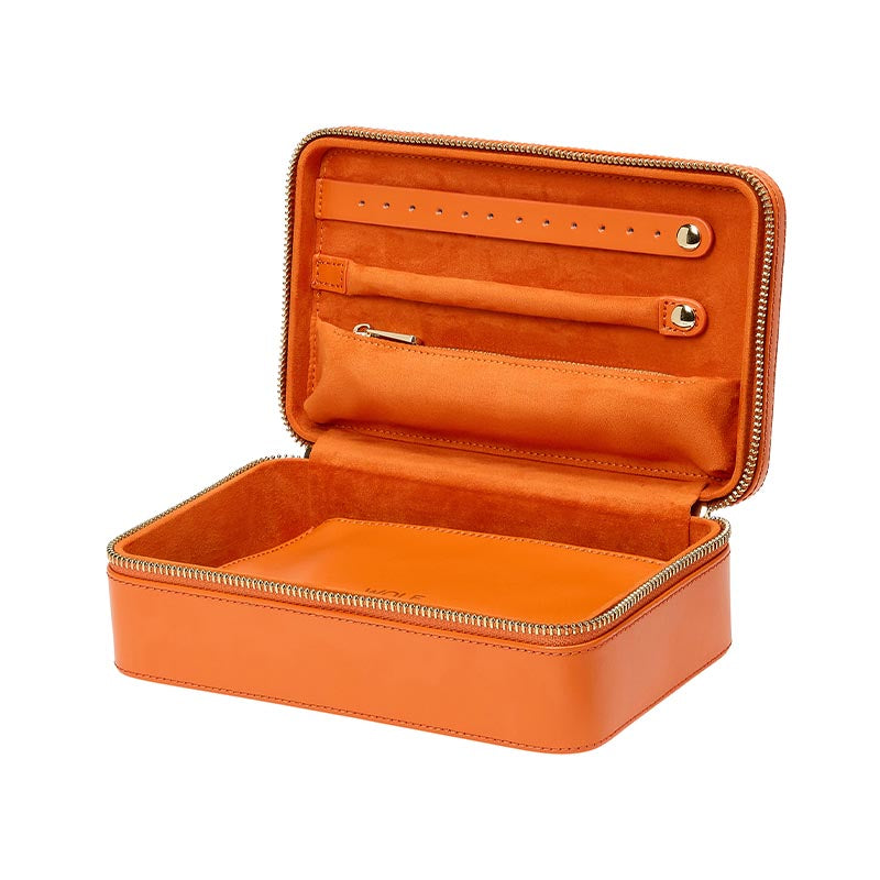 Wolf Maria Medium Zip Case - Tangerine