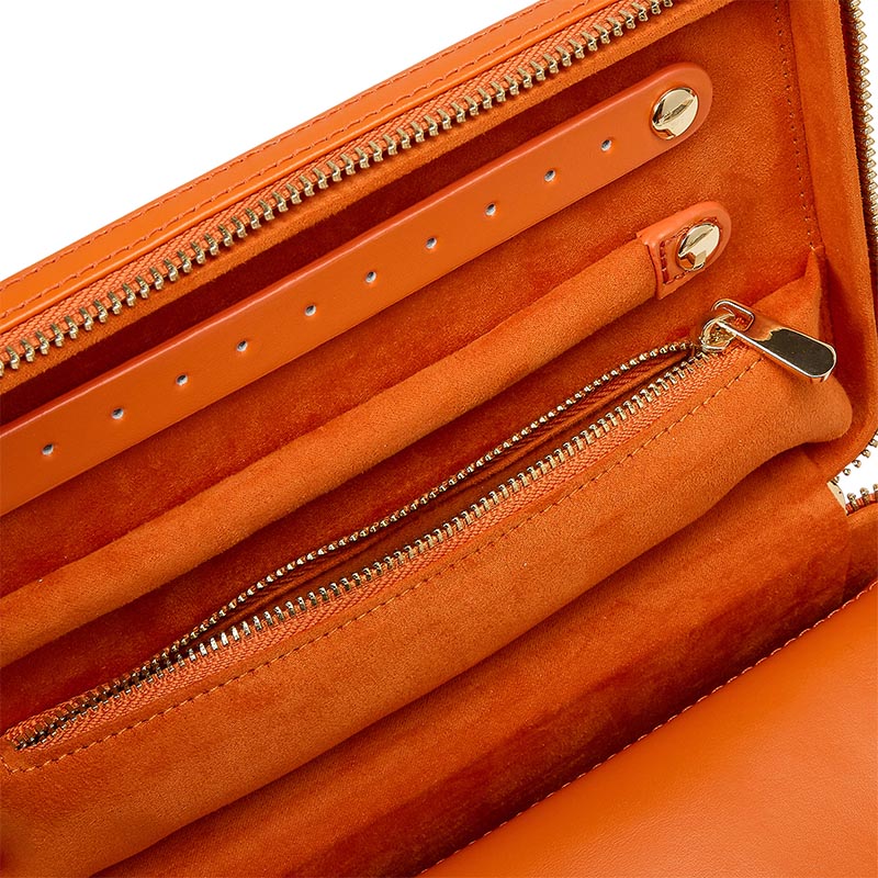 Wolf Maria Medium Zip Case - Tangerine