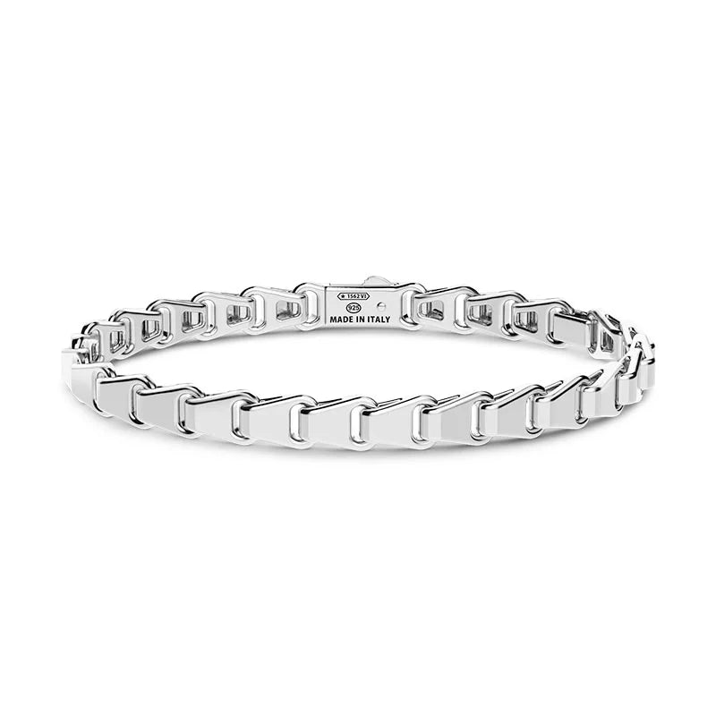 Zancan Cosmopolitan Luxury Sterling Silver Tapered Bracelet