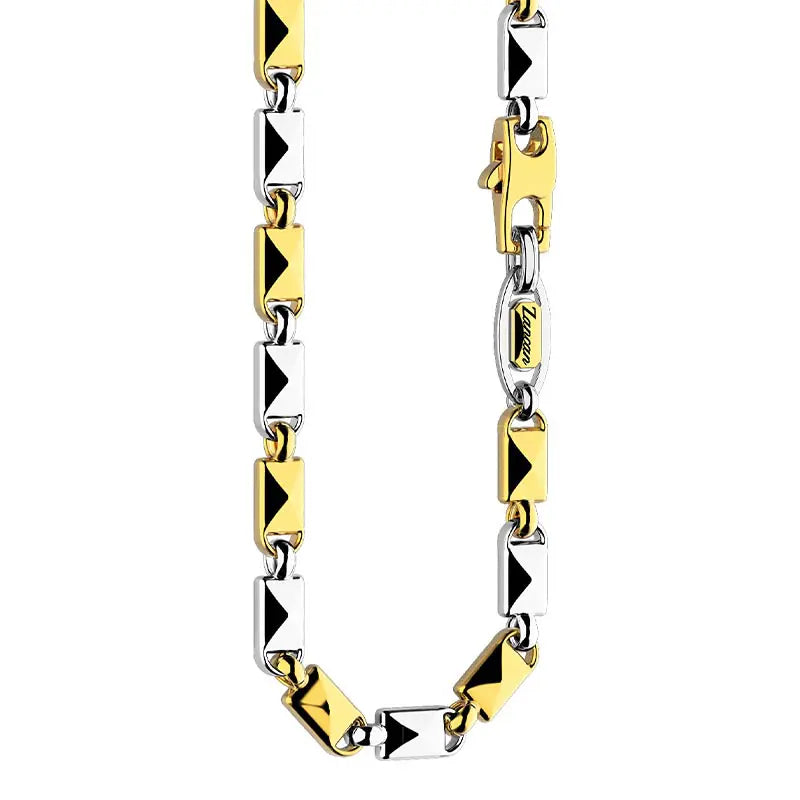 Zancan Insignia White Gold & Yellow Gold Necklace