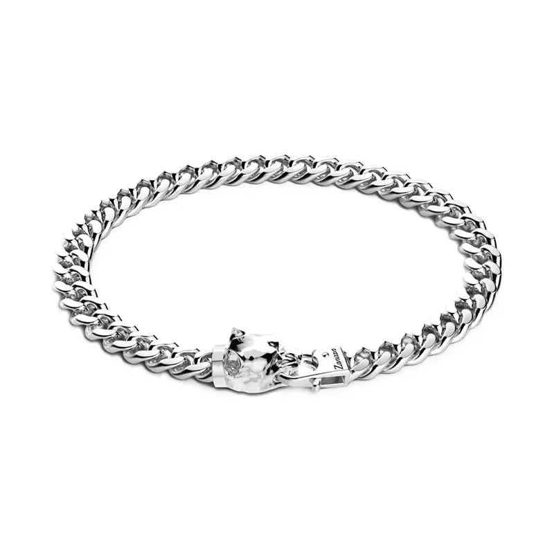 Zancan Cubane Sterling Silver White Rhodium-Plated Bracelet