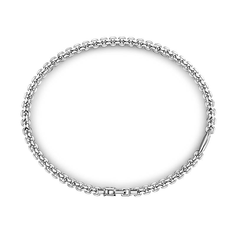 Zancan Sterling Silver Box Link Bracelet
