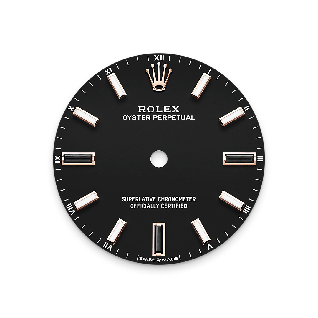 Rolex Oyster Perpetual in Everose Gold, M124205-0001 - Knar Jewellery