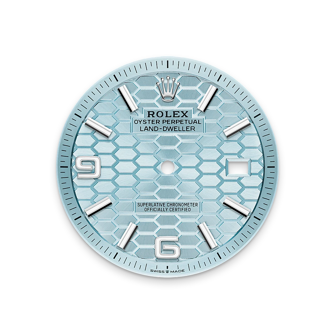 Rolex Land-Dweller in Platinum, M127336-0001 - Knar Jewellery