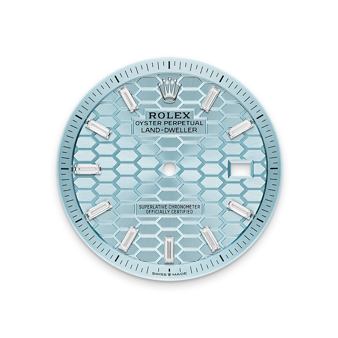 Rolex Land-Dweller in Platinum, M127386TBR-0001 - Knar Jewellery