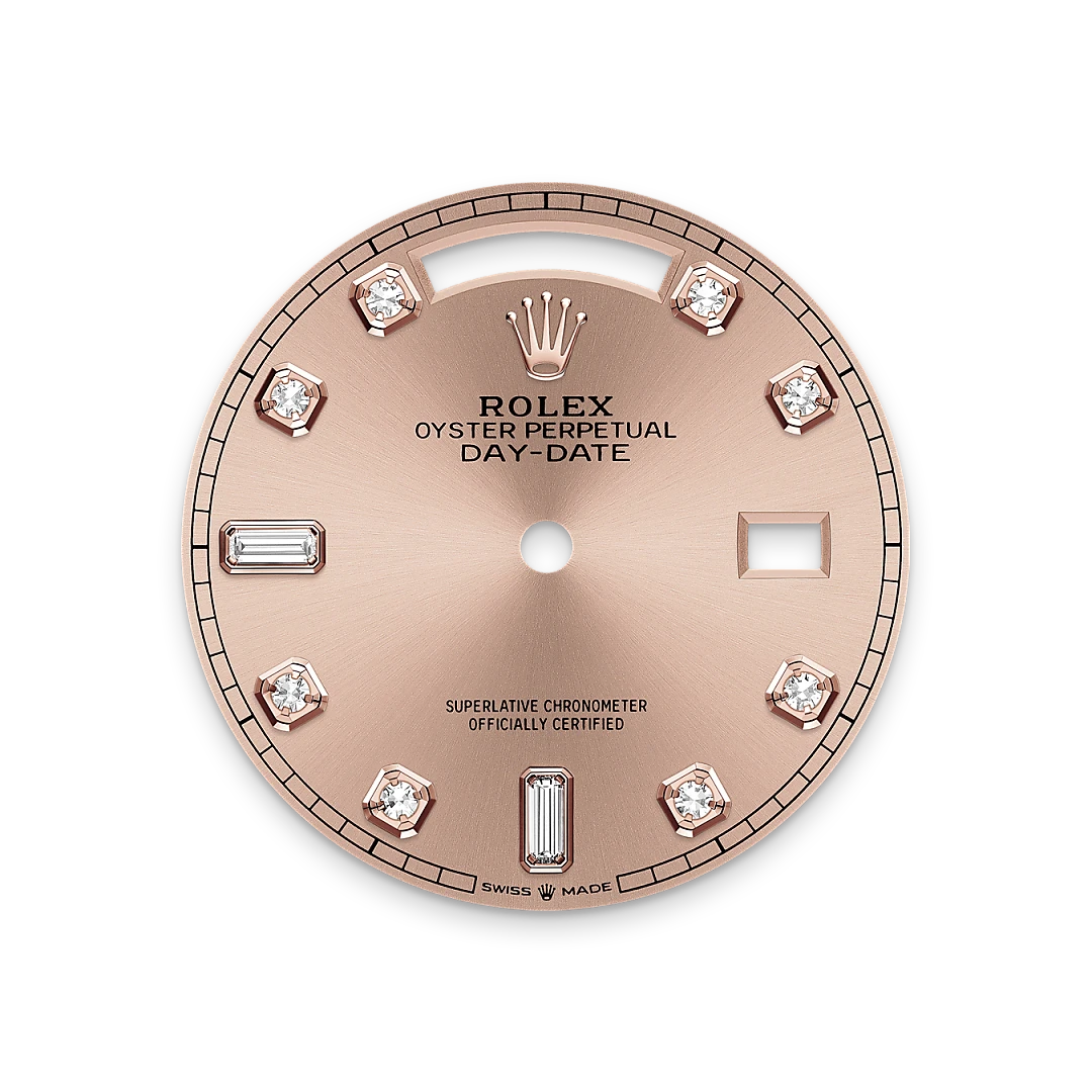 Rolex Day-Date in Everose Gold, M128235-0009 - Knar Jewellery