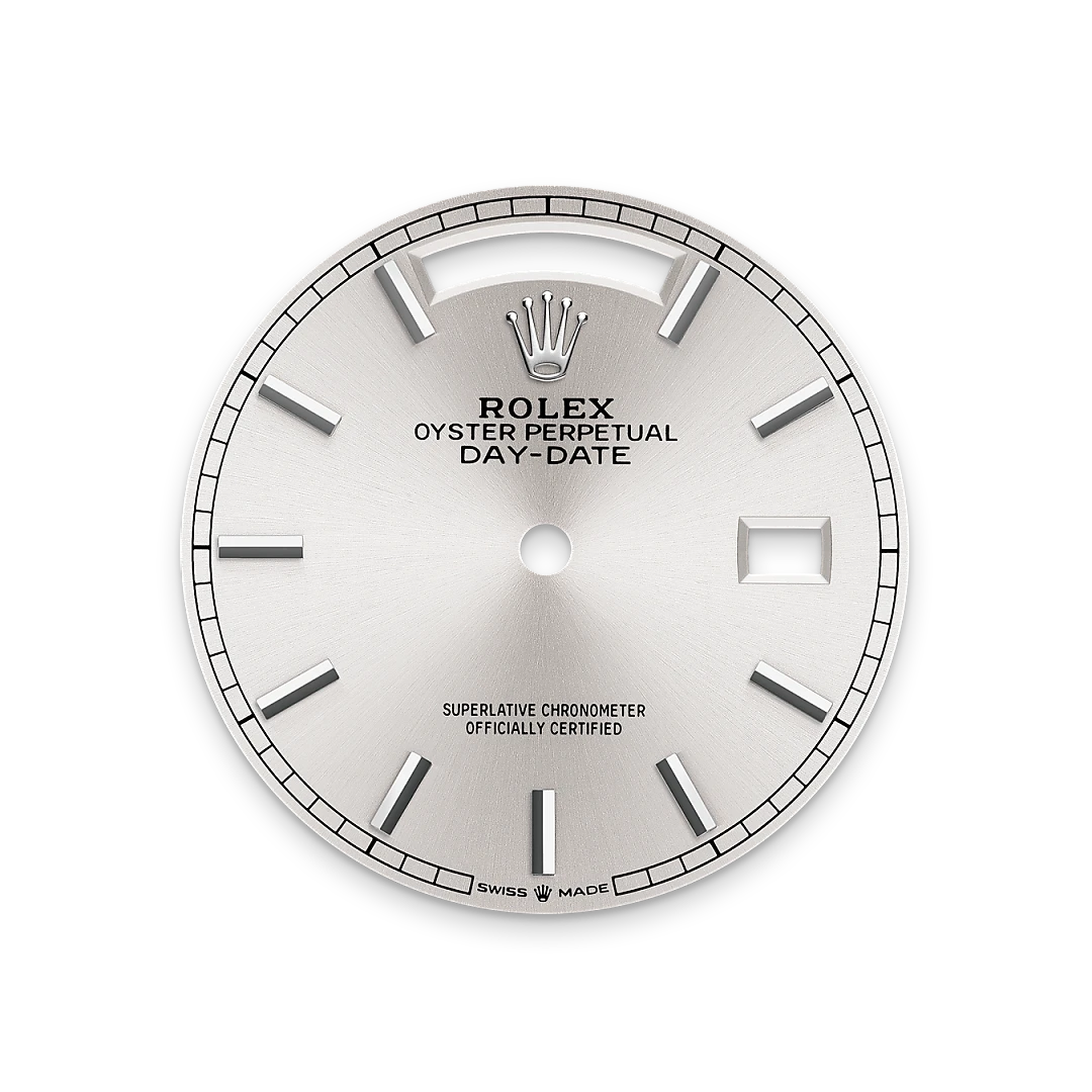 Rolex Day-Date in Platinum, M128236-0001 - Knar Jewellery