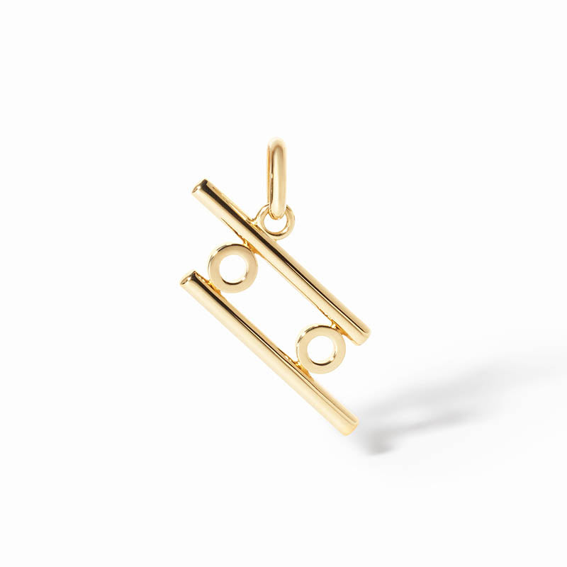dihn van Yellow Gold Small Cancer Pendant