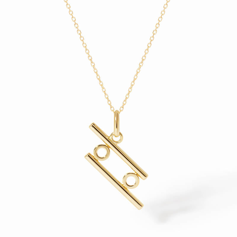 dihn van Yellow Gold Small Cancer Pendant