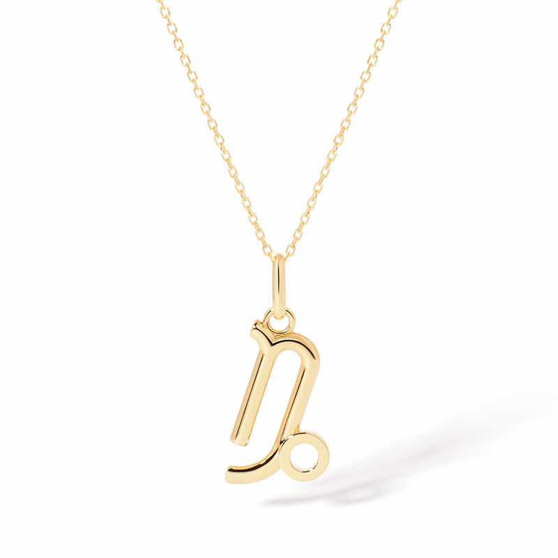 dihn van Yellow Gold Small Capricorn Pendant