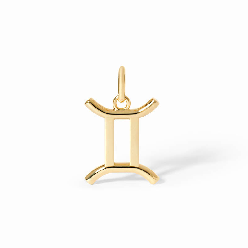 dihn van Yellow Gold Small Gemini Pendant