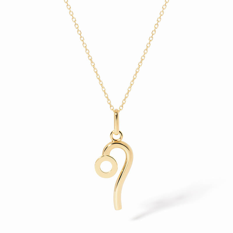 dihn van Yellow Gold Small Leo Pendant