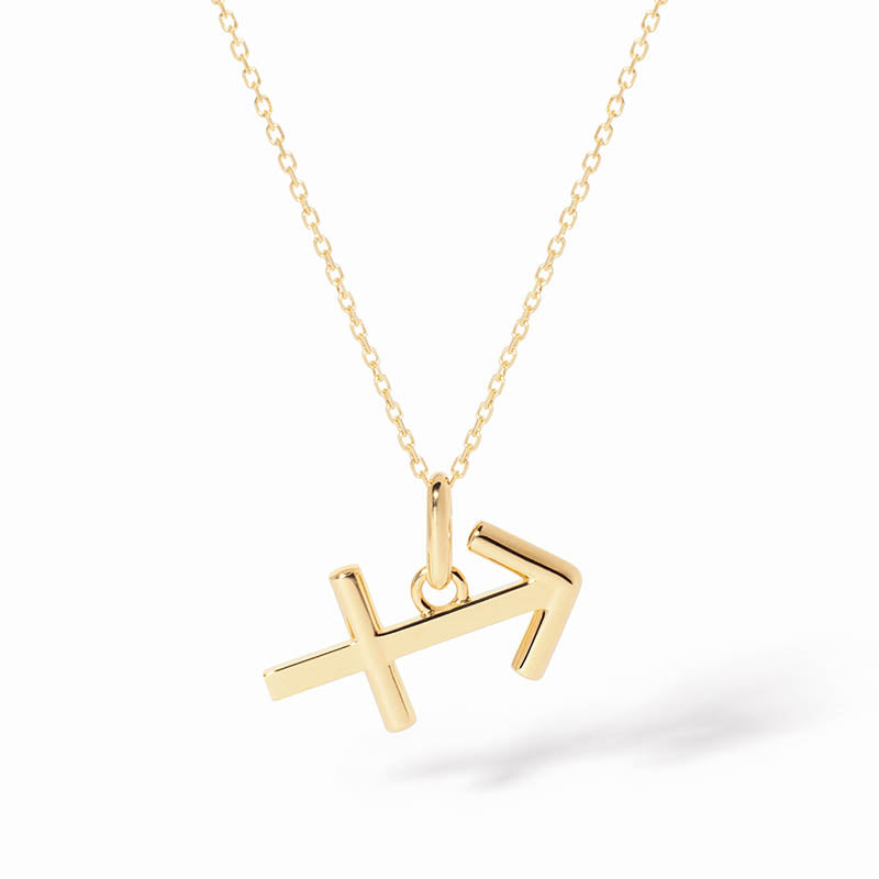 dihn van Yellow Gold Small Sagittarius Pendant