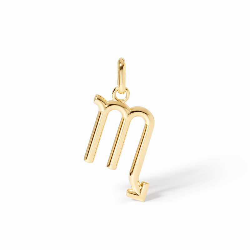 dihn van Yellow Gold Small Scorpio Pendant