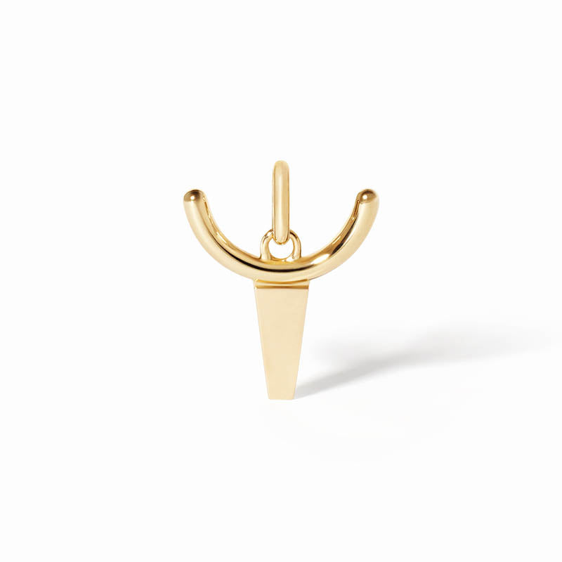 dihn van Yellow Gold Small Taurus Pendant