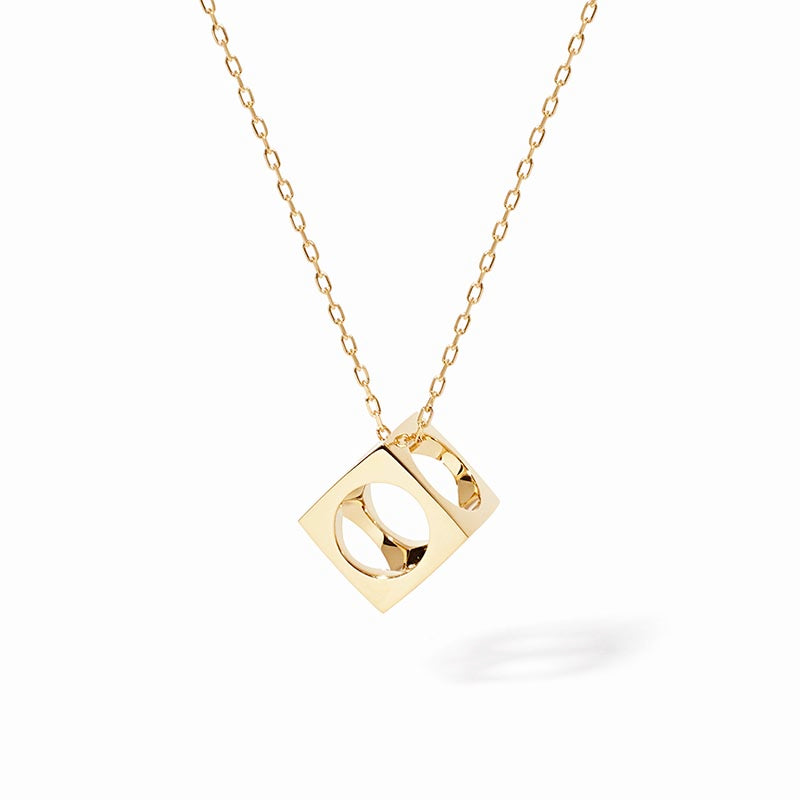 dinh van Le Pavé Yellow Gold Medium Pendant