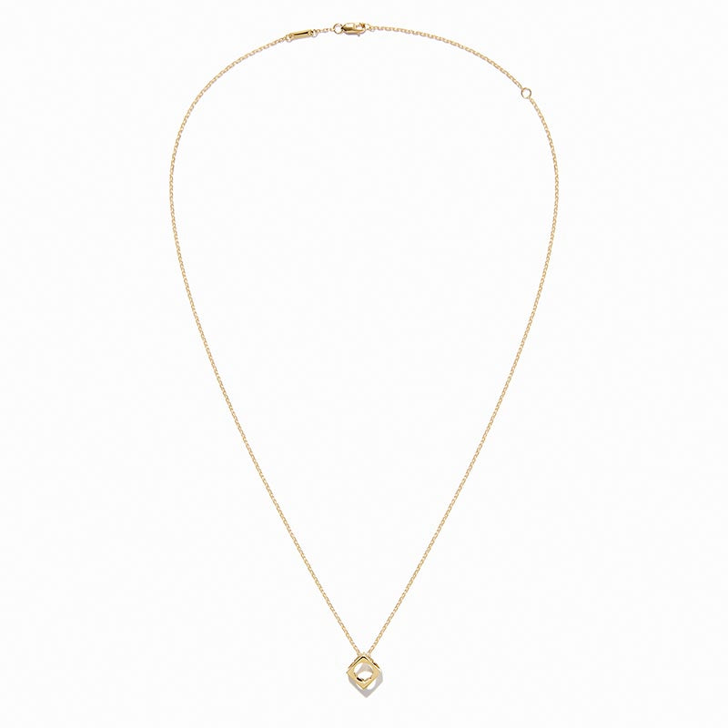 dinh van Le Pavé Yellow Gold Small Pendant
