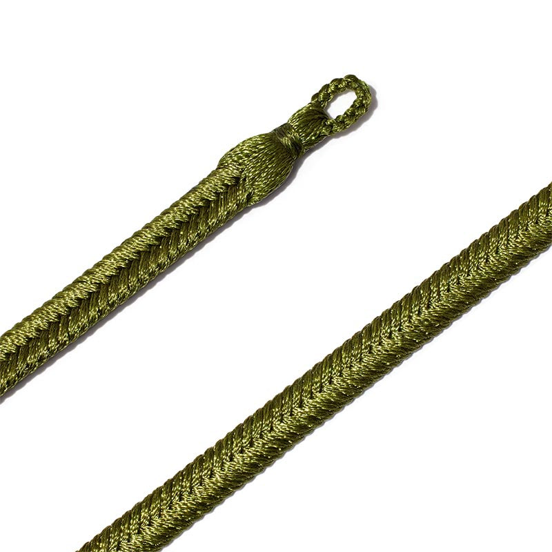 dinh van Maillon L Khaki Green Wonven Bracelet