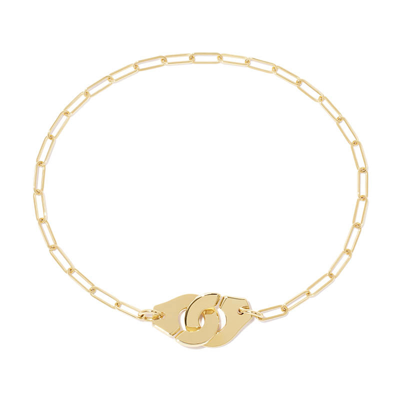dinh van Menottes Yellow Gold Small Link Bracelet