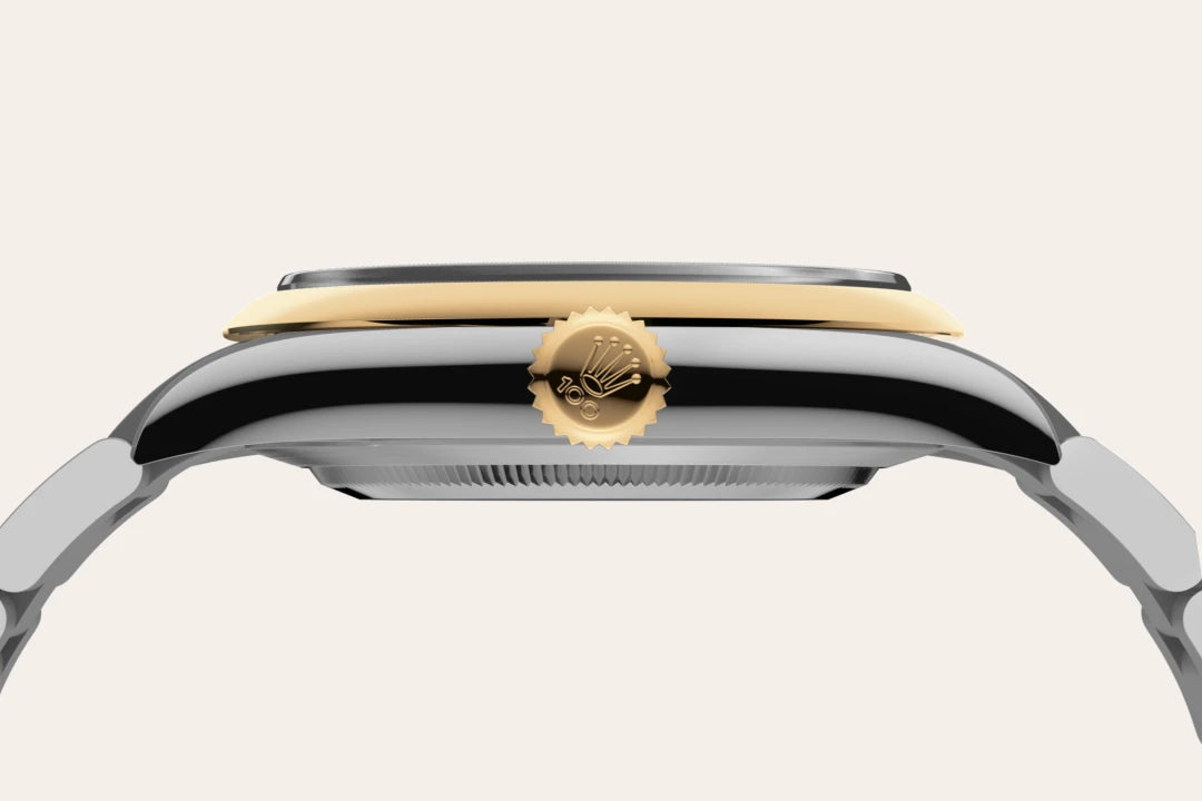 Rolex Oyster Perpetual in Oystersteel And Yellow Gold, M134303-0001 - Knar Jewellery