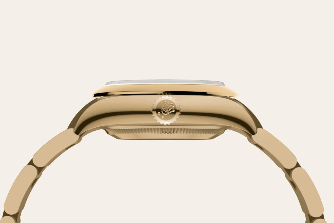 Rolex Oyster Perpetual in Yellow Gold, M276208-0002 - Knar Jewellery