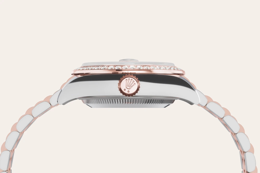Rolex Lady-Datejust in Oystersteel And Everose Gold, M279381RBR-0007 - Knar Jewellery
