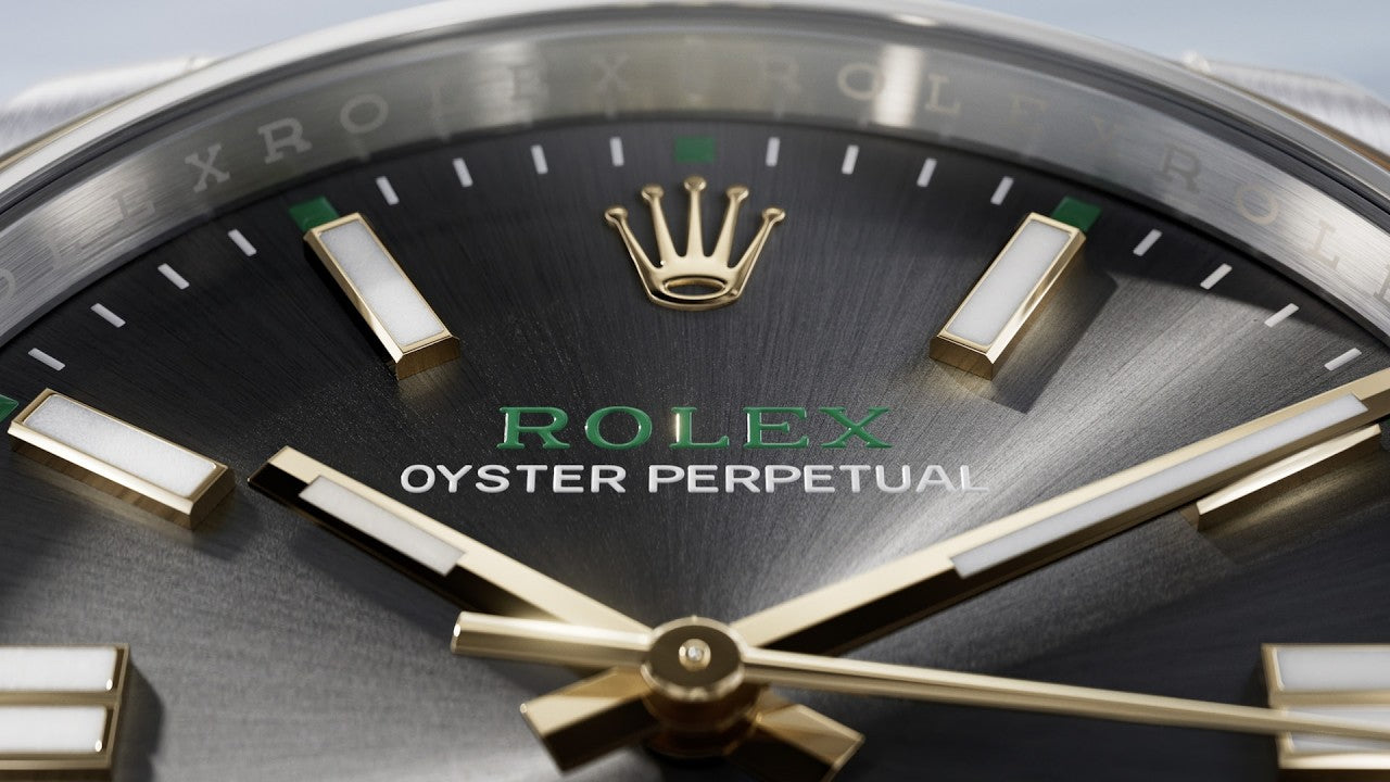 rolex new watches 2026 the oyster perpetual 41 slate dial m134303 0001