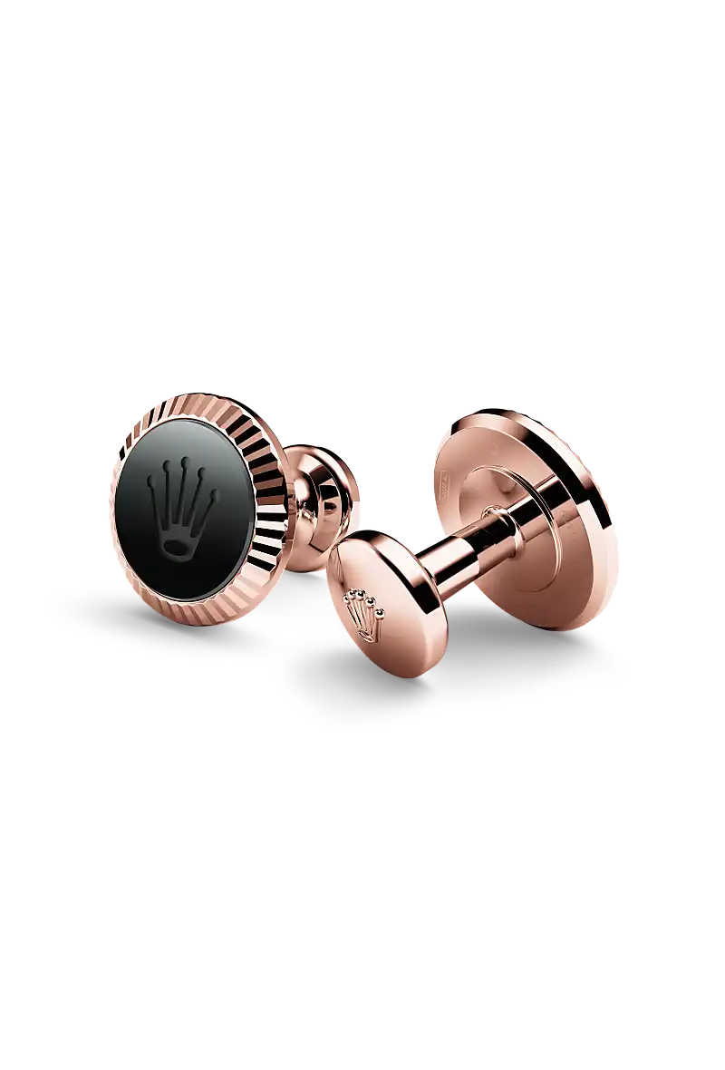 Rolex ‘Fluted’ cufflinks a1035
