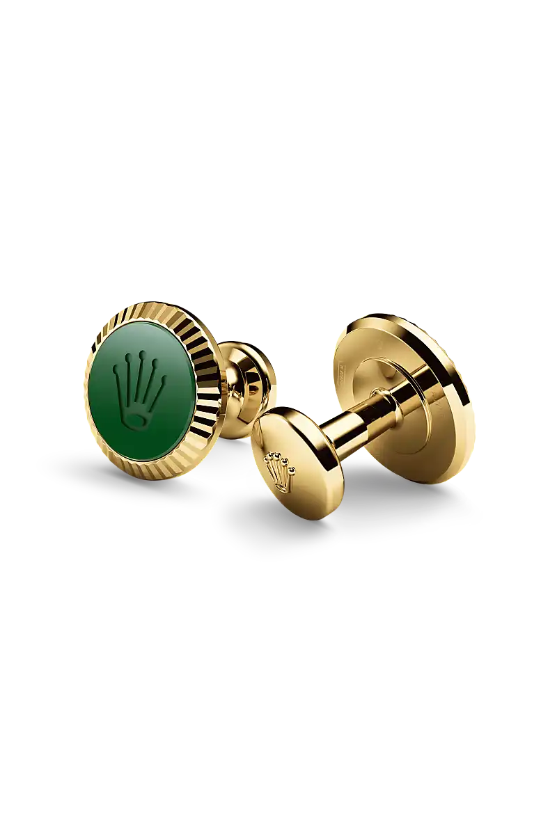 Rolex ‘Fluted’ cufflinks a1038