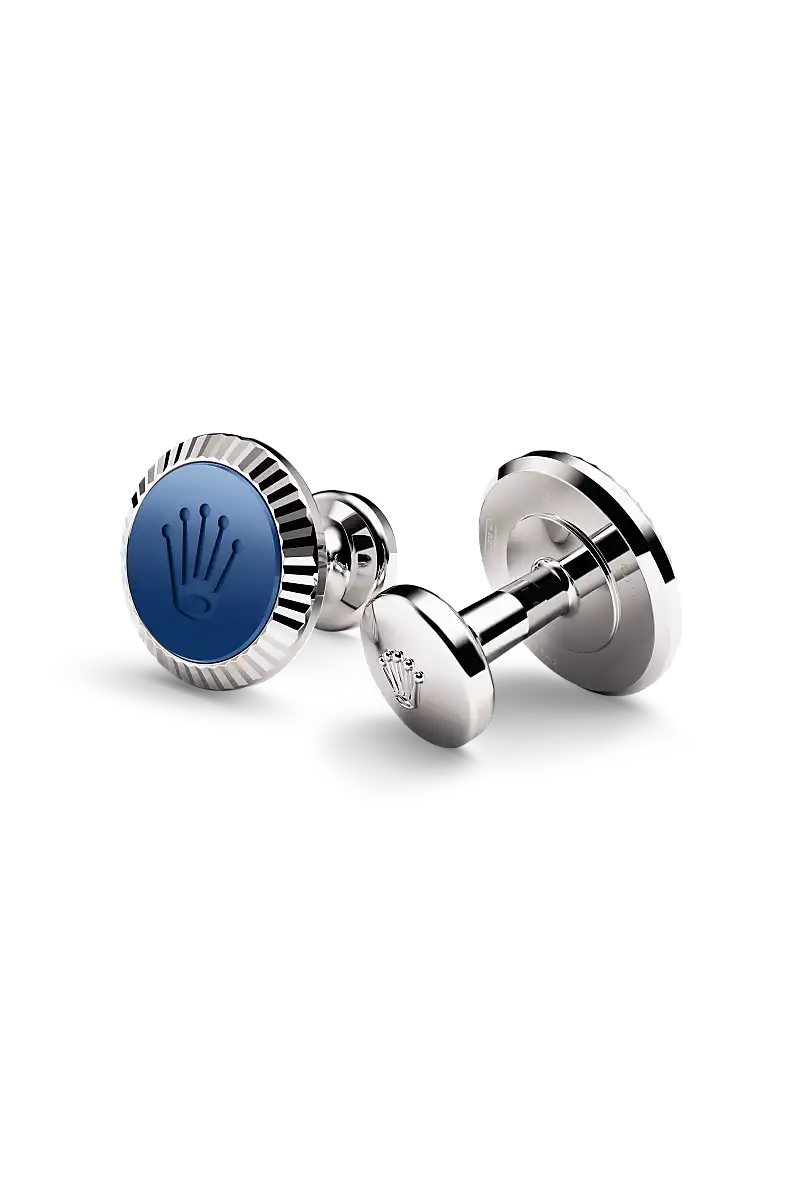 Rolex ‘Fluted’ cufflinks a1039