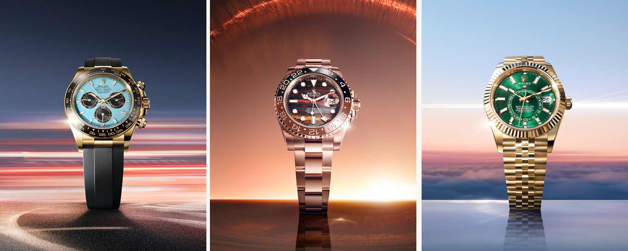 rolex new watches 2025 new dials oyster case m126518ln 0014 2501 and m126715chnr 0002 landscape