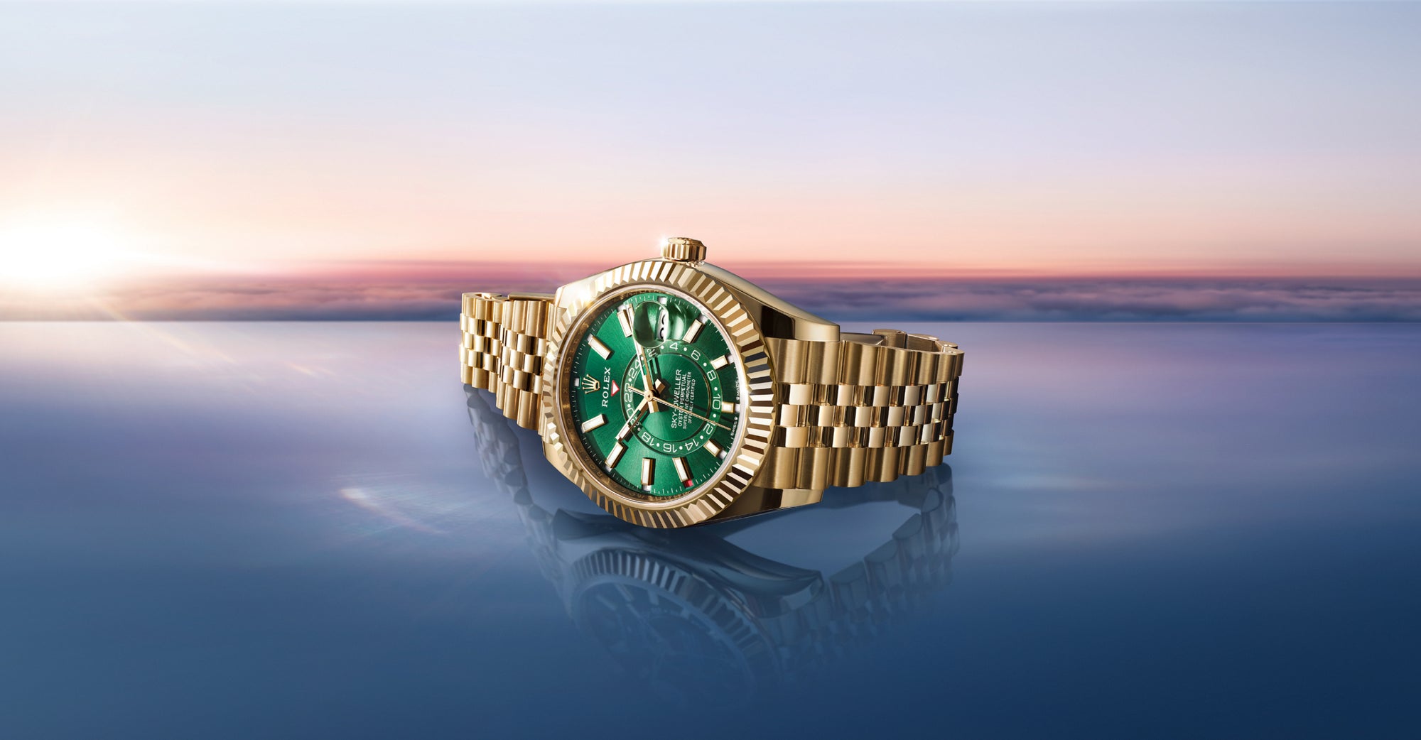 rolex new watches 2025 new dials sky dweller ambiance m336938-0008 landscape