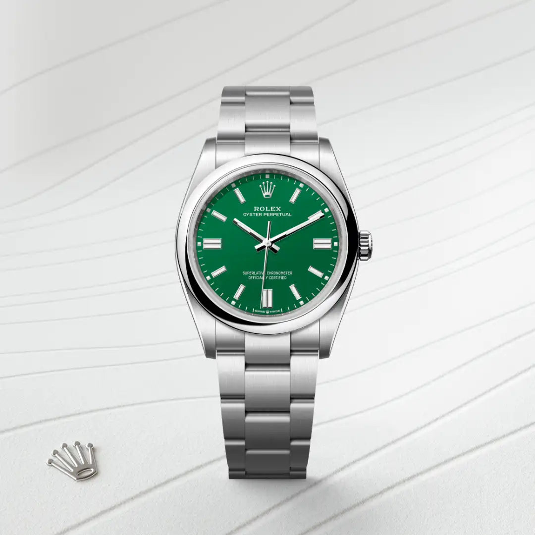 Rolex Oyster Perpetual in Oystersteel, M126000-0005 - Knar Jewellery