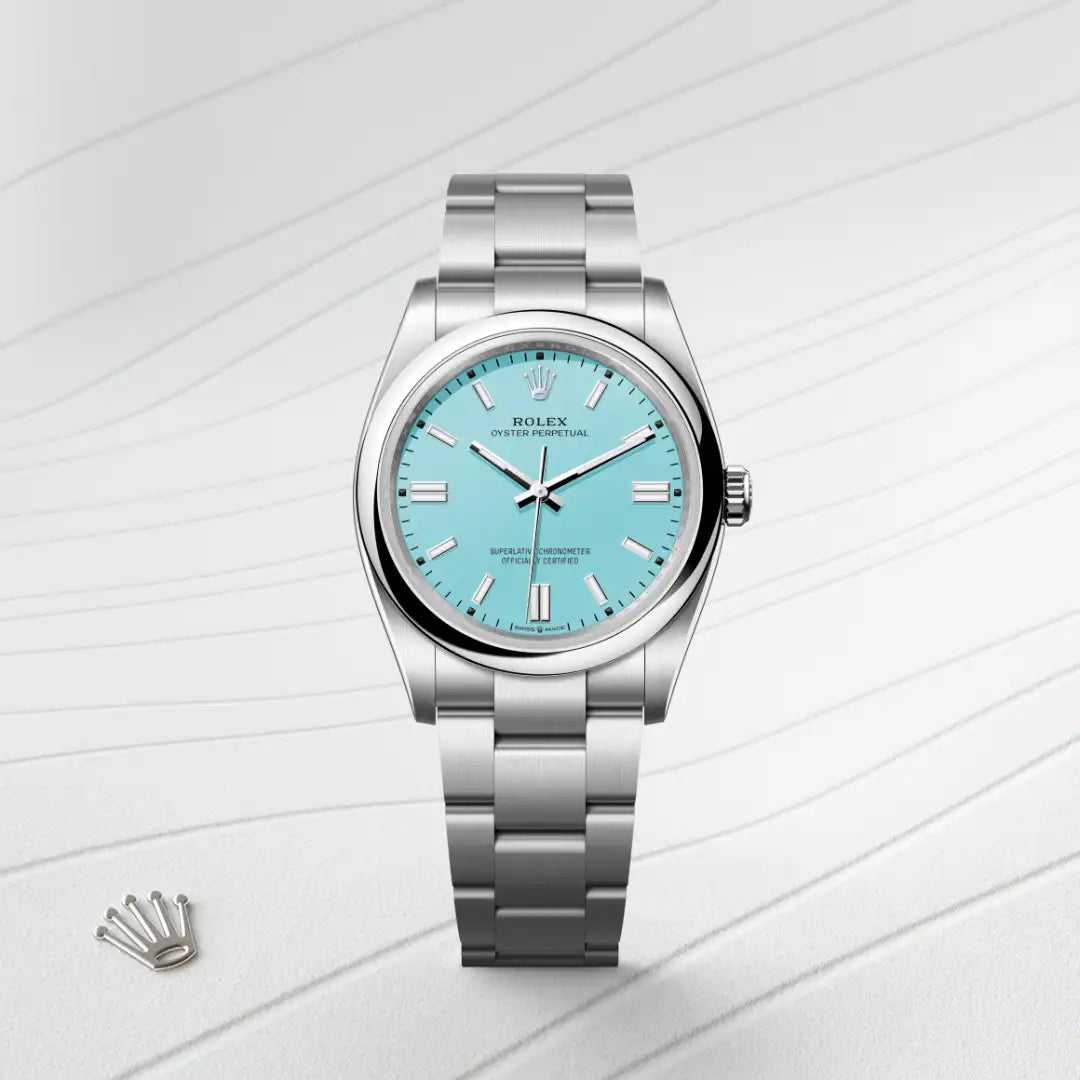Rolex Oyster Perpetual in Oystersteel, M126000-0006 - Knar Jewellery