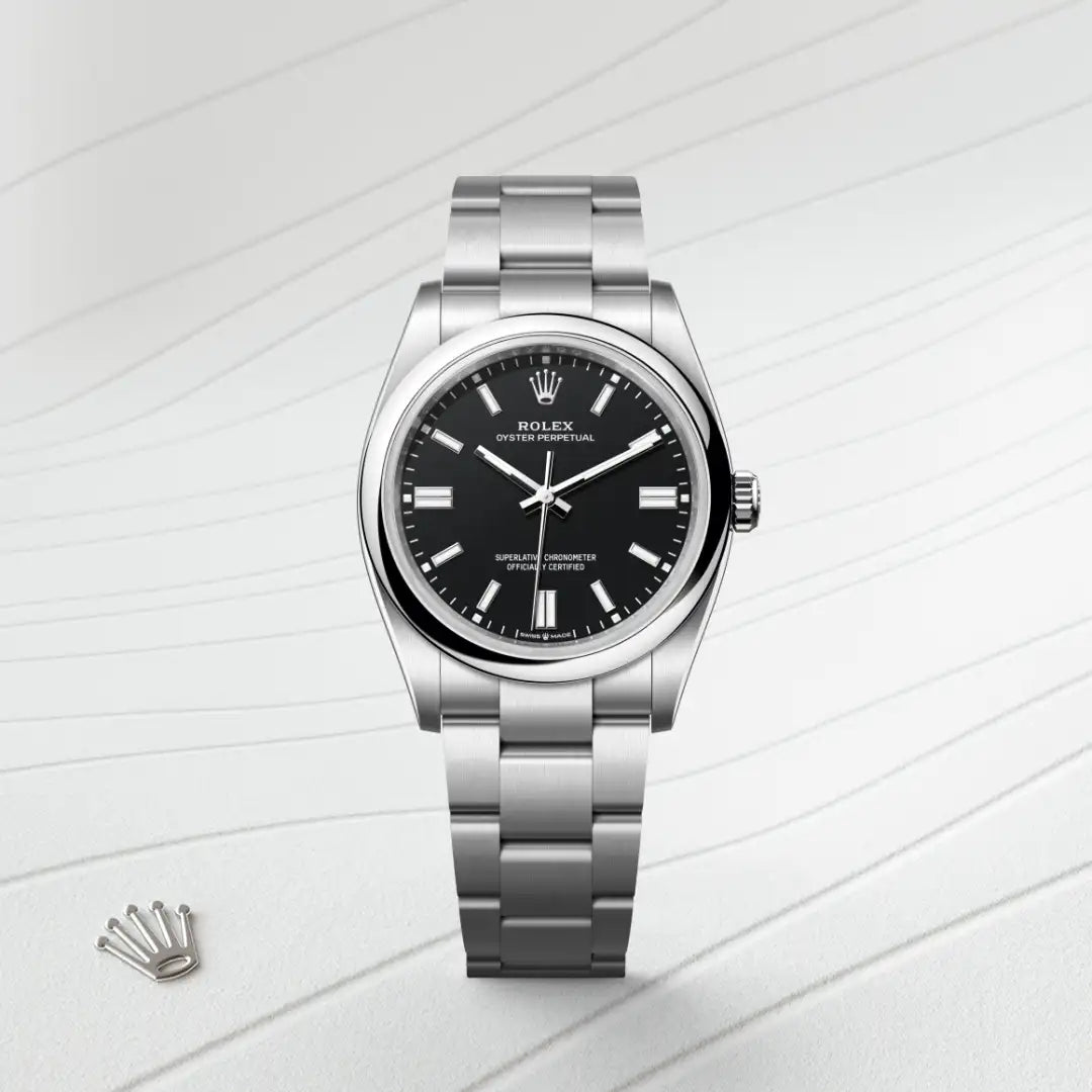 Rolex Oyster Perpetual in Oystersteel, M126000-0014 - Knar Jewellery