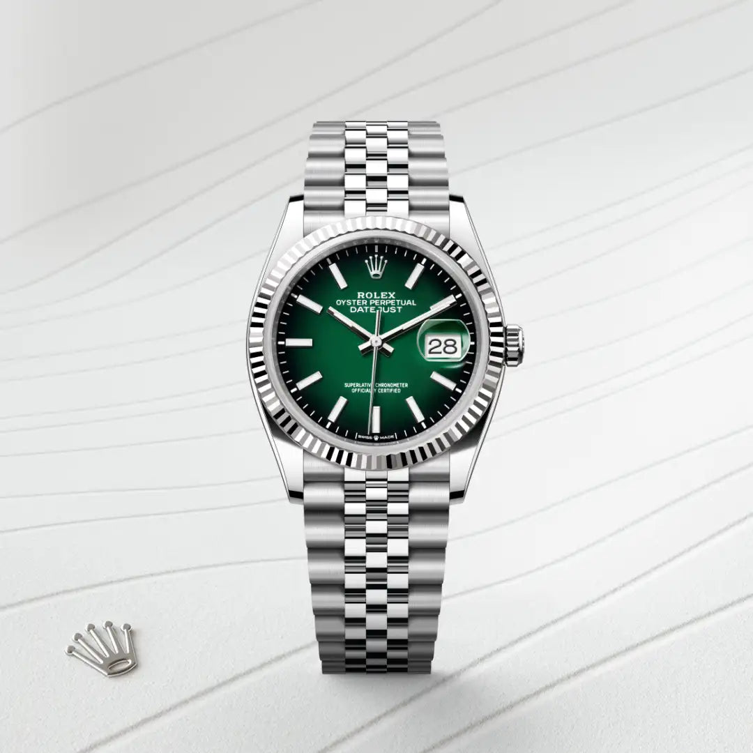 Rolex Datejust in Oystersteel And White Gold, M126234-0059 - Knar Jewellery