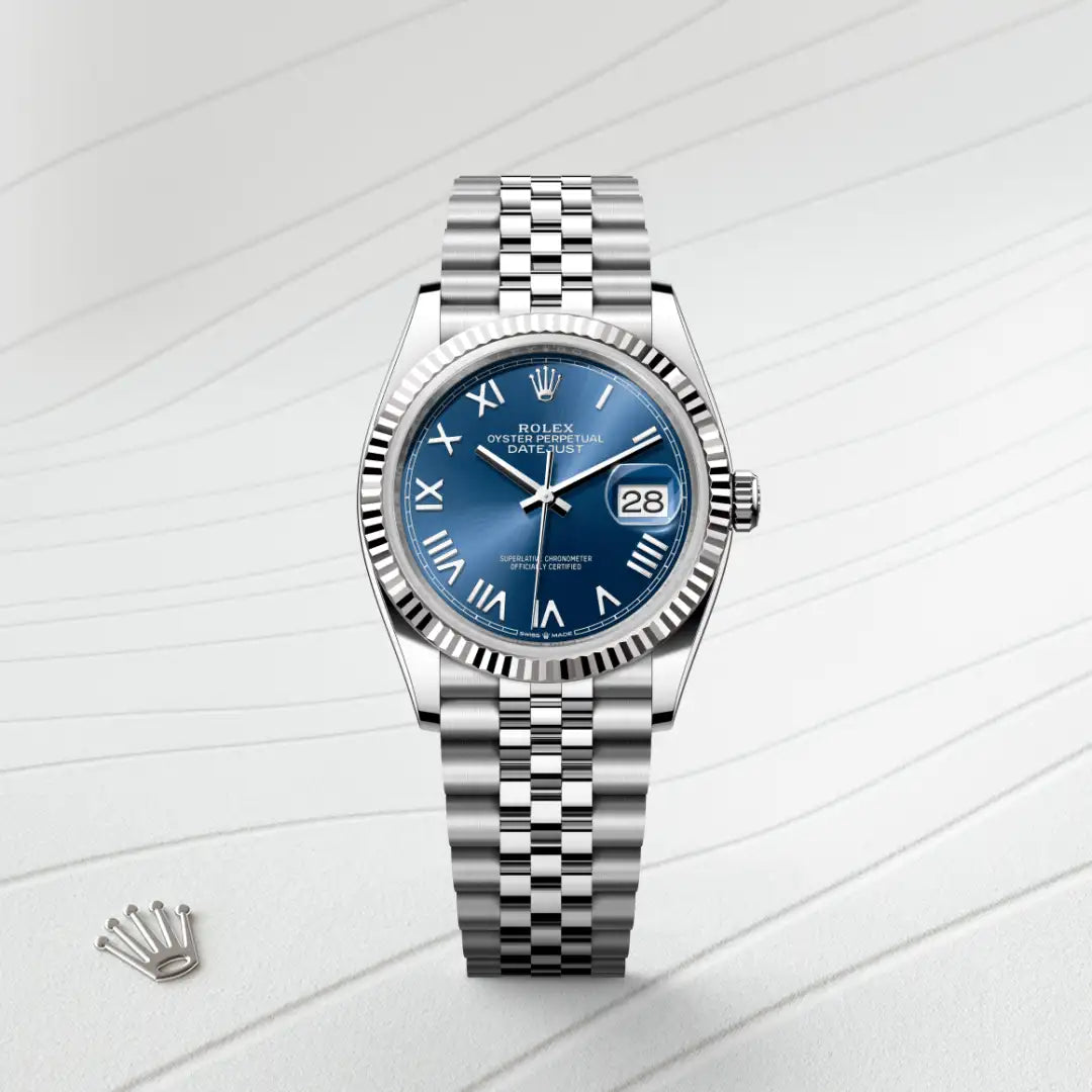 Rolex Datejust in Oystersteel And White Gold, M126234-0069 - Knar Jewellery