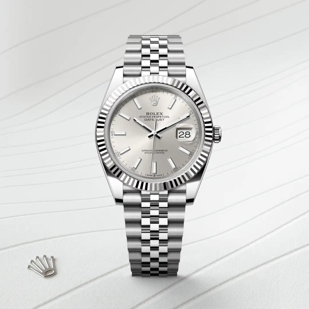 Rolex Datejust in Oystersteel And White Gold, M126334-0004 - Knar Jewellery
