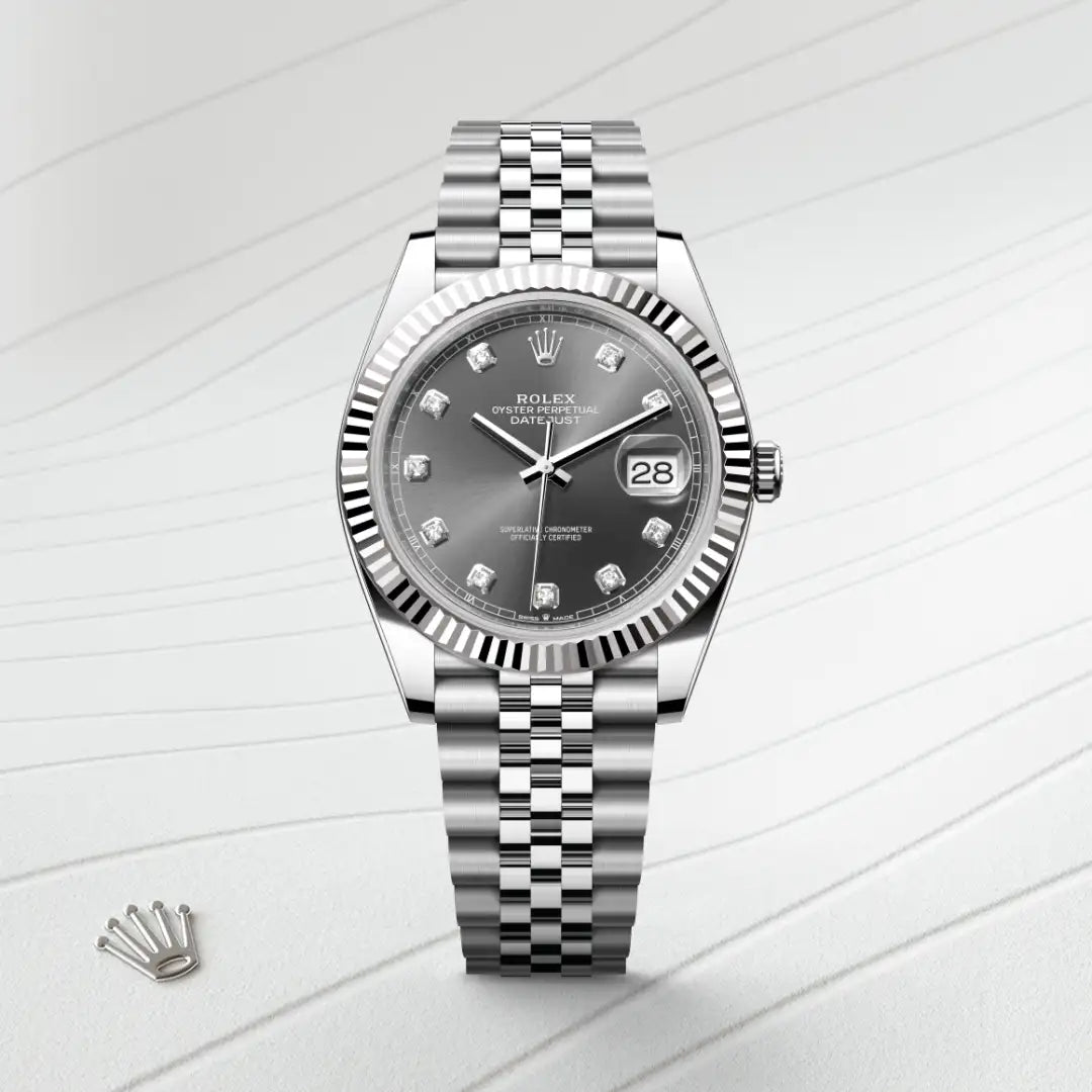 Rolex Datejust in Oystersteel And White Gold, M126334-0006 - Knar Jewellery