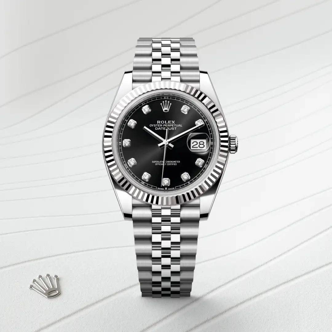 Rolex Datejust in Oystersteel And White Gold, M126334-0012 - Knar Jewellery