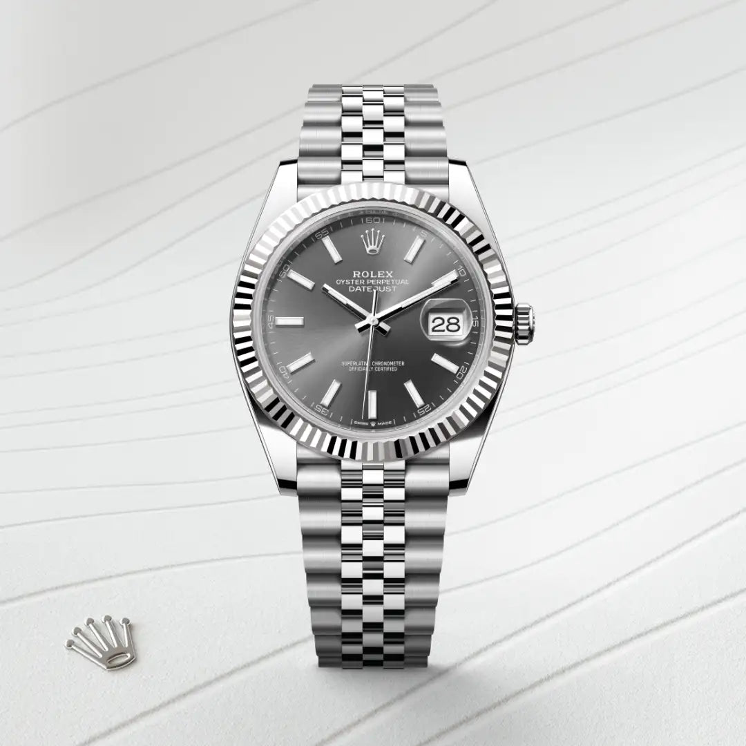 Rolex Datejust in Oystersteel And White Gold, M126334-0014 - Knar Jewellery