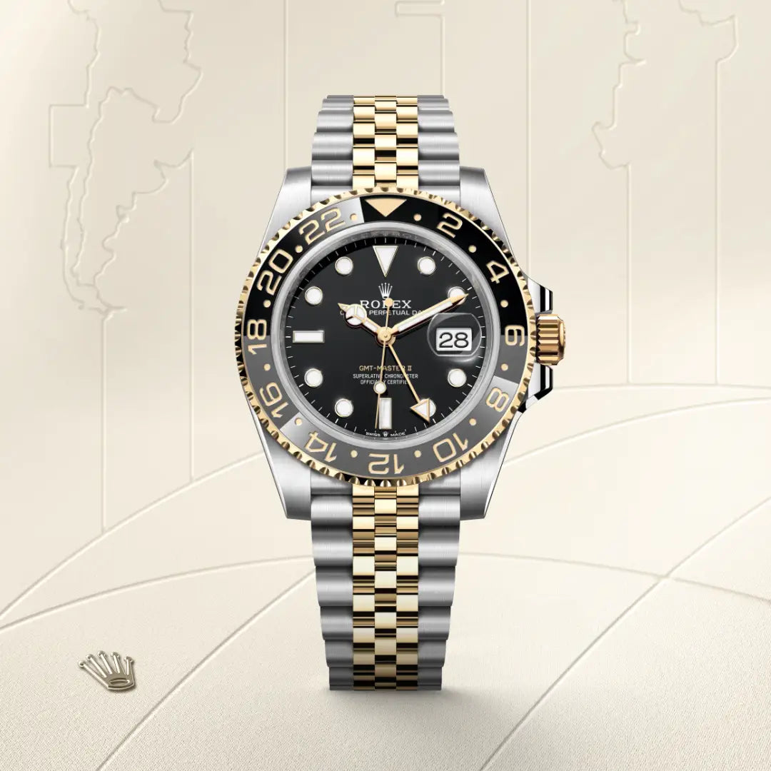 Rolex GMT-Master II in Oystersteel And Yellow Gold, M126713GRNR-0001 - Knar Jewellery