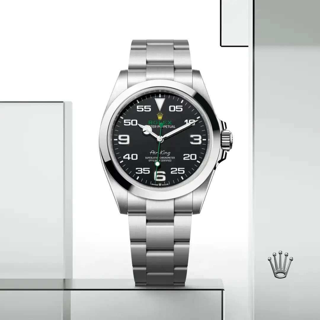Rolex Air-King in Oystersteel, M126900-0001 - Knar Jewellery